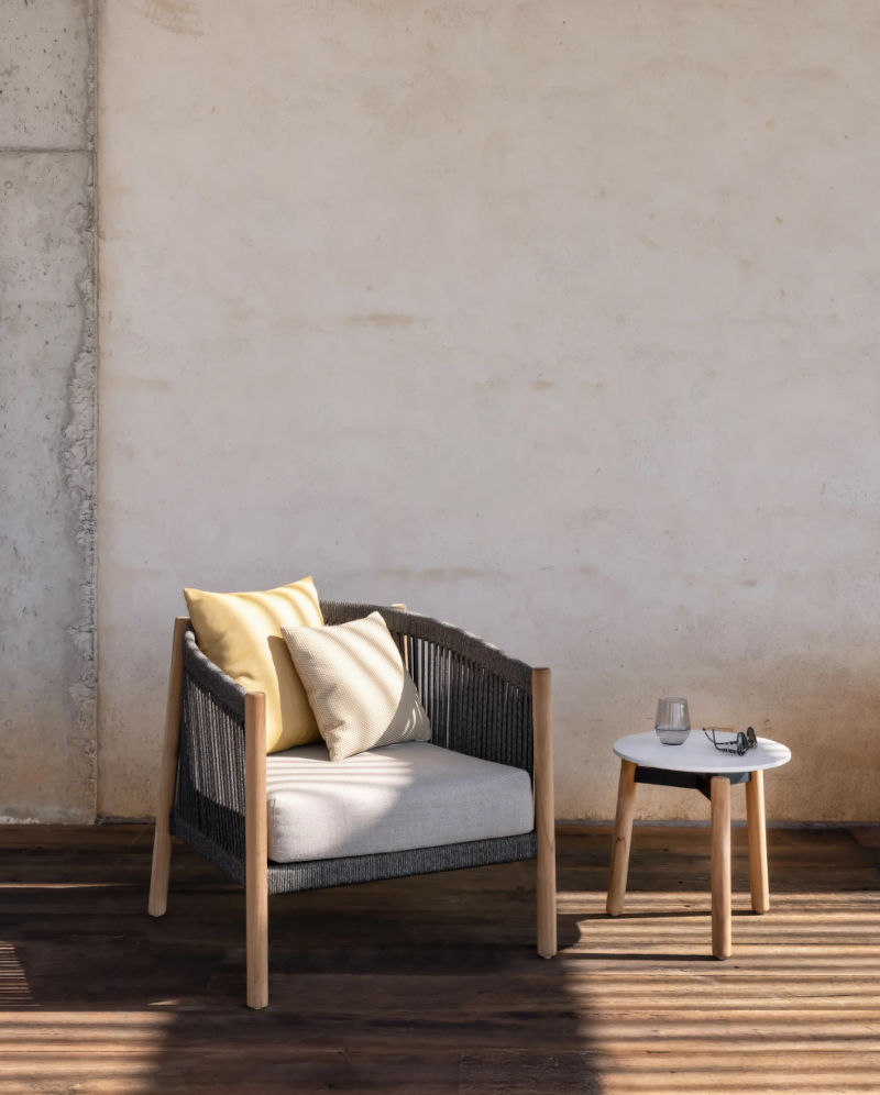 Photo of armchair in the sun