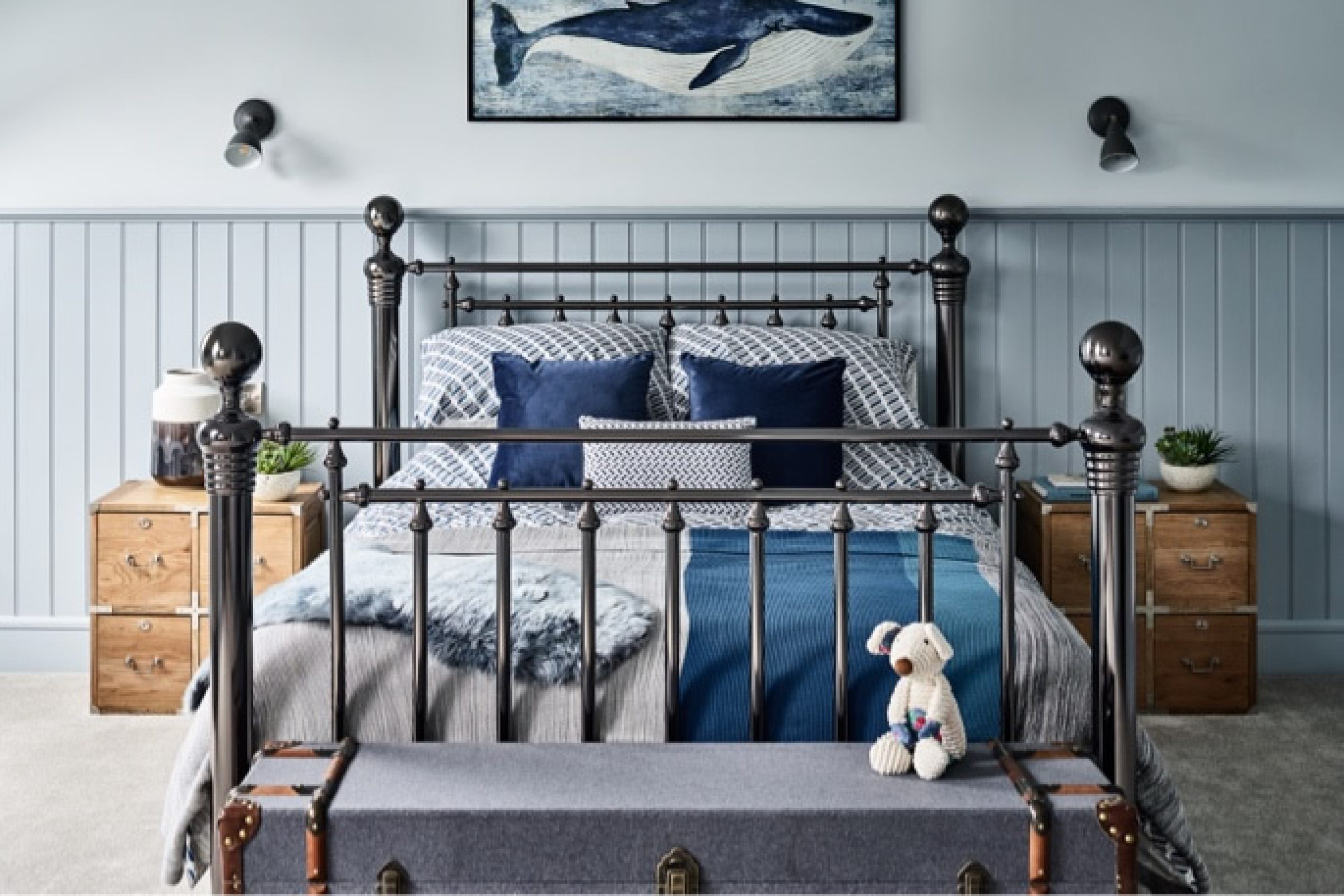 Contemporary children's bedroom design by Lewis Knox