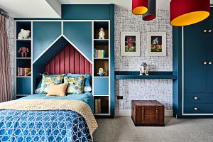 Boys Bedroom with integrated storage