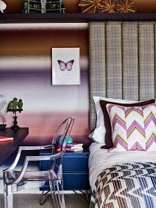 Missoni Wallpaper and Bespoke Room Accessories