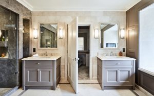 twin sinks victorian bathroom design