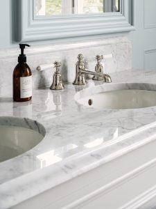 twin sinks marble top
