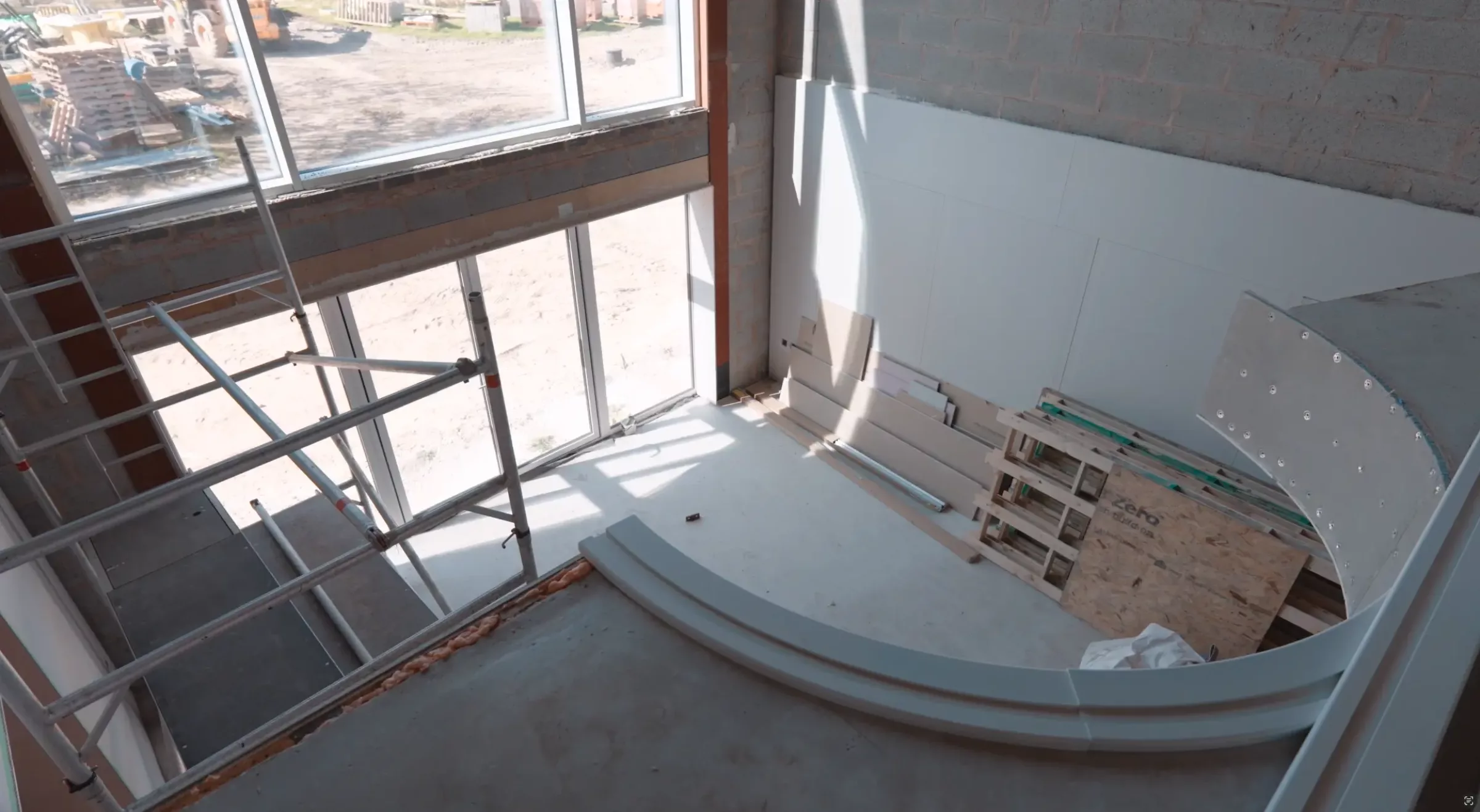 Hidden Meadow – construction staircase